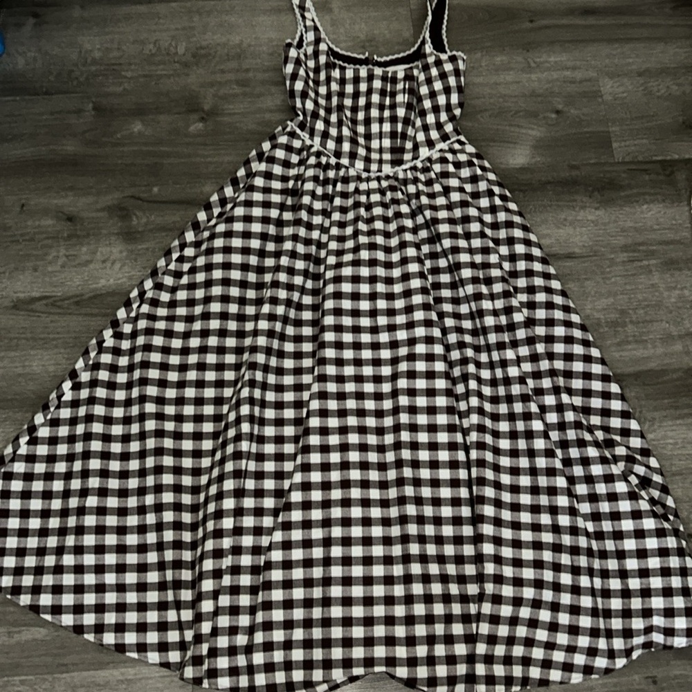 🩷Firm Price🩷 NWOT WAYF Plaid Drop-Waist Midi Dress - Picture 11 of 12